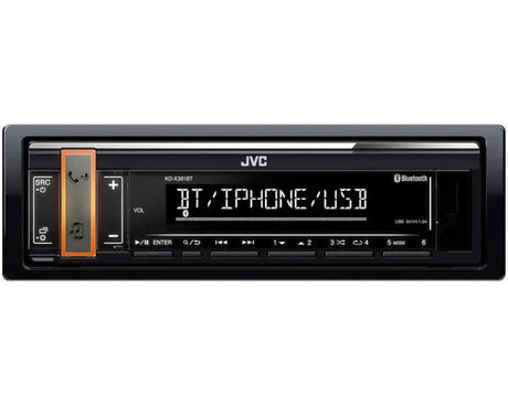 JVC KD-X361B, USB MP3 magnetola su AUX įėjimu