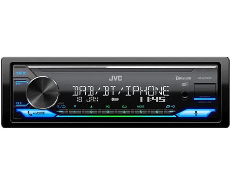 JVC KD-X472DBT, USB MP3 magnetola su AUX įėjimu