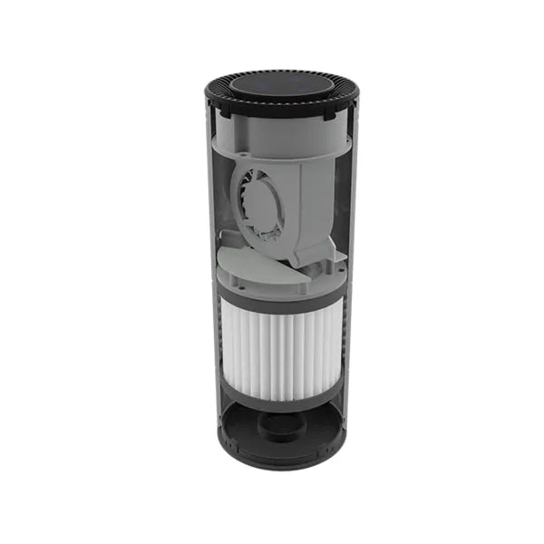 JVC, KS-GA100 Oro gaiviklis / valiklis - vidinis prietaiso pjūvis su filtru