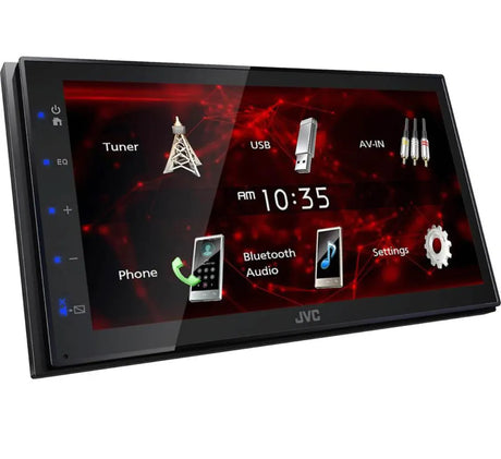 JVC, KW-M180BT 2-DIN AV grotuvas su 6.8" ekranu, Bluetooth