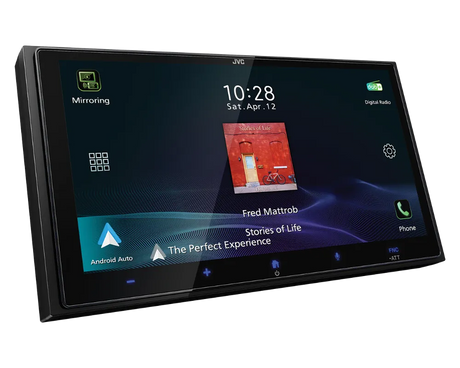 JVC KW-M795DBW, 6.92" HD automobilinė multimedija su belaidžiu Apple CarPlay ir Android Auto