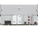 JVC, KW-X850BT 2-DIN USB MP3 magnetola su AUX ir Bluetooth - Galinė panelė su jungtimis ir aušintuvu