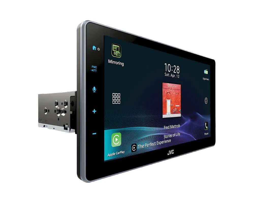 JVC KW-Z900DBW, 9″ automobilinė multimedija su belaidžiu Apple CarPlay, Android Auto