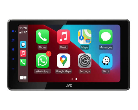 JVC KW-Z900DBW, 9″ automobilinė multimedija su belaidžiu Apple CarPlay, Android Auto