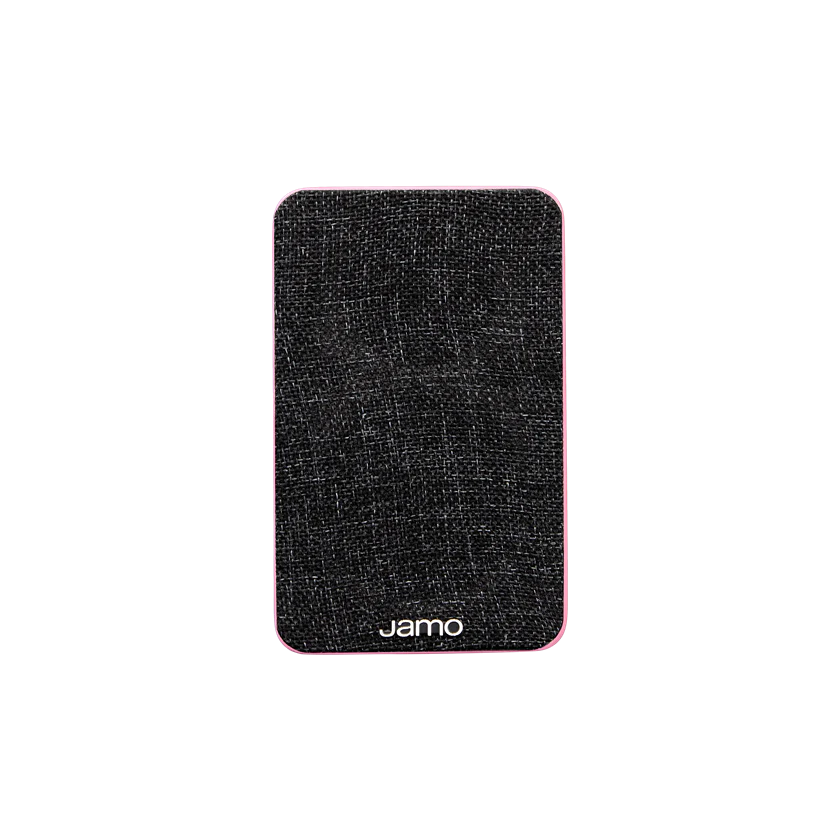 Jamo mini MKII, aktyvios lentyninės garso kolonėlės - Šoninis vaizdas su rožiniu krašteliu