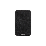 Jamo mini MKII, aktyvios lentyninės garso kolonėlės - priekinė grotelių dalis su logotipu