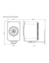KEF B1, sieniniai laikikliai skirti LSX II garso kolonėlėms