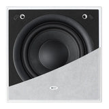 KEF Ci200QSB-THX, architektūrainis žemų dažnių garasiakalbis (montavimo gylis: 101.6mm)