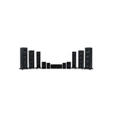 KEF Q650c, Centrinė garso kolonėlė 150W - visos kolonėlės išdėstytos eilėje