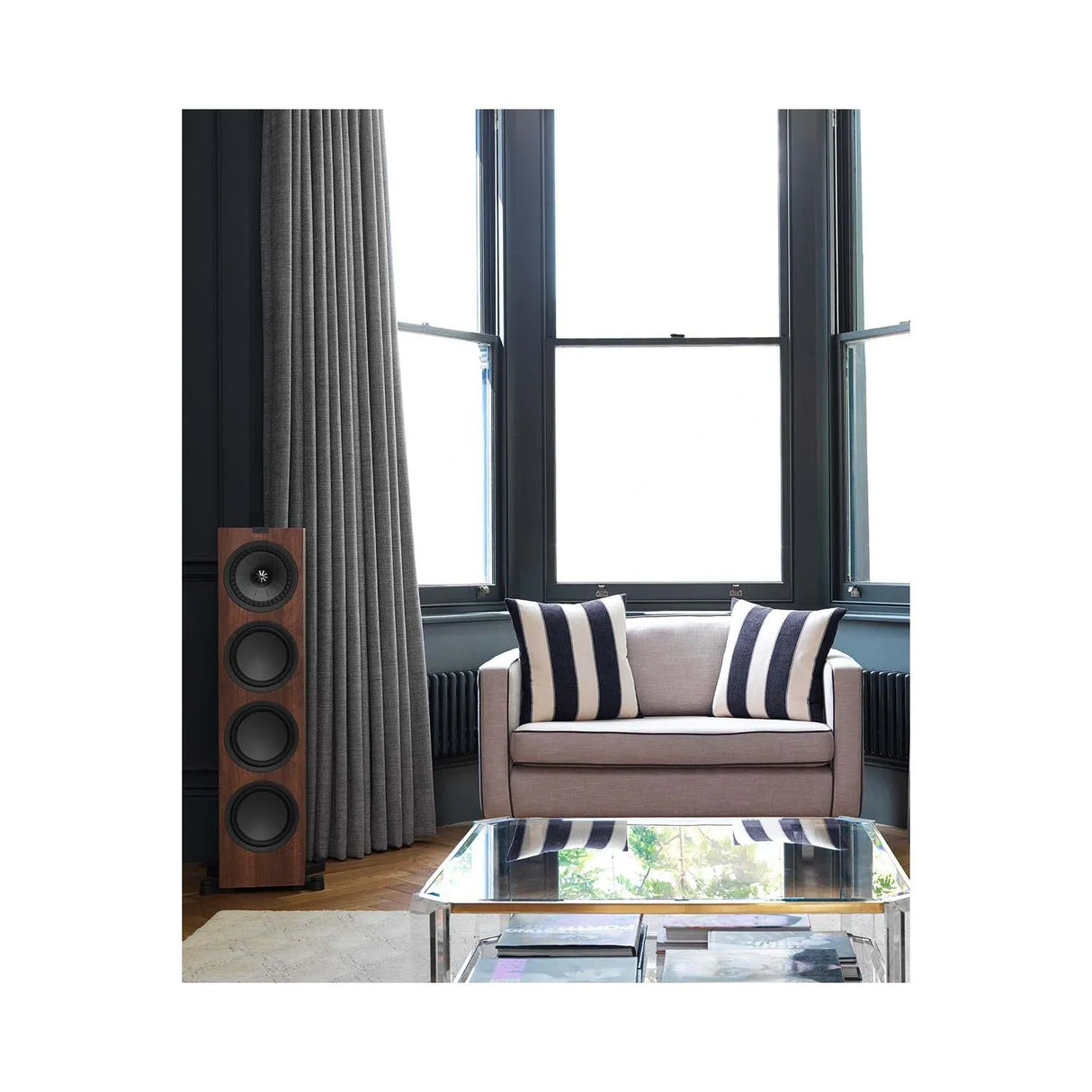 KEF Q750, grindinės garso kolonėlės (įvairių spalvų)