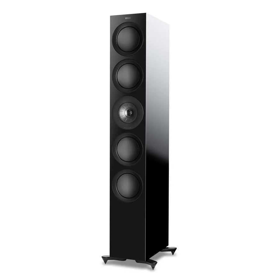 KEF R11, grindinės garso kolonėlės (įvairių spalvų) - Šoninis vaizdas su garsiakalbių išdėstymu
