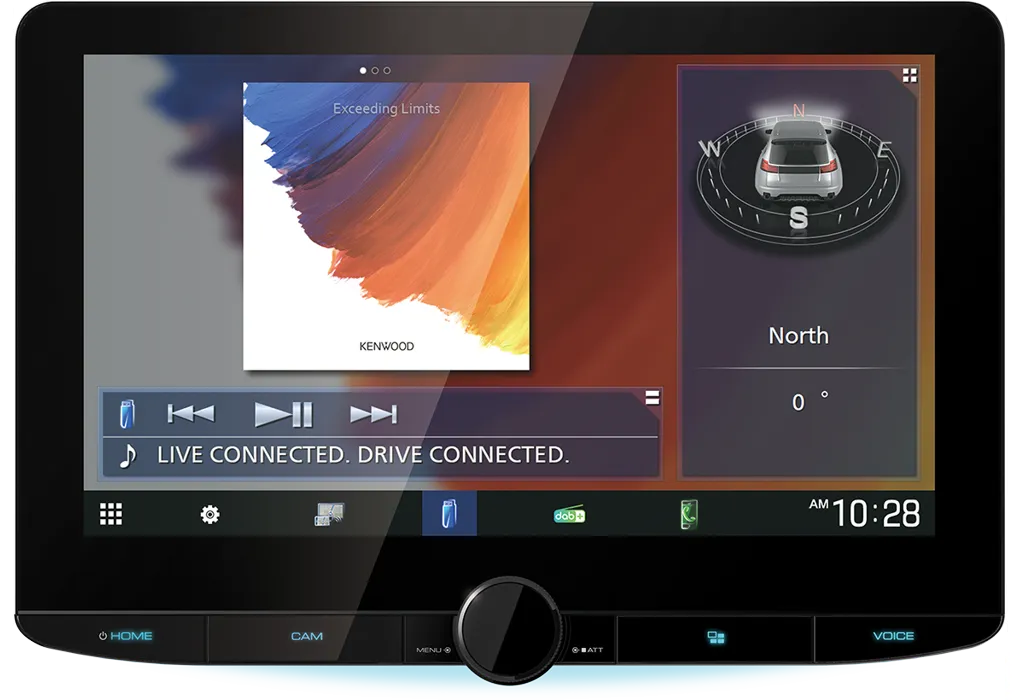 KENWOOD DMX9720XDS, 10.1" automobilinė multimedija HDMI