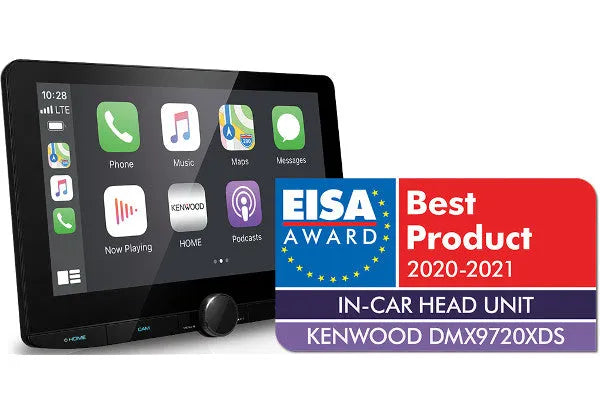 KENWOOD, DMX9720XDS 2-DIN AV grotuvas su 10.1" ekranu, Bluetooth
