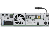 KENWOOD, DMX9724XDS 1-DIN AV grotuvas su 10.1" ekranu, Bluetooth - Galinė panelė su daugybe jungčių ir ventiliatoriumi