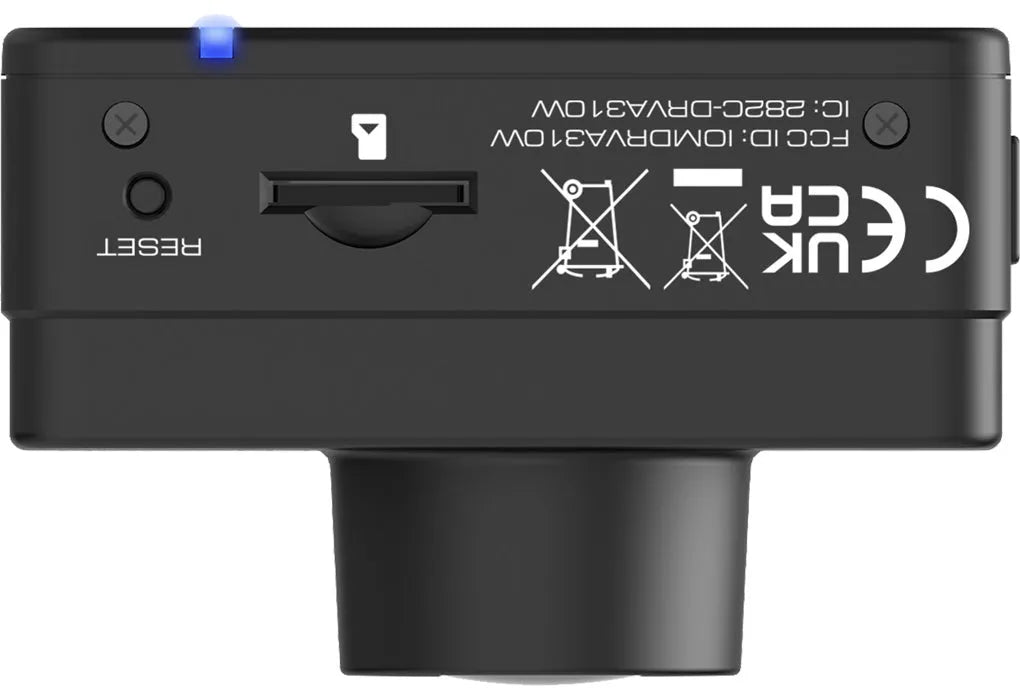 KENWOOD, DRV-A310W, vaizdo registratorius - galinė panelė su jungtimis ir simboliais