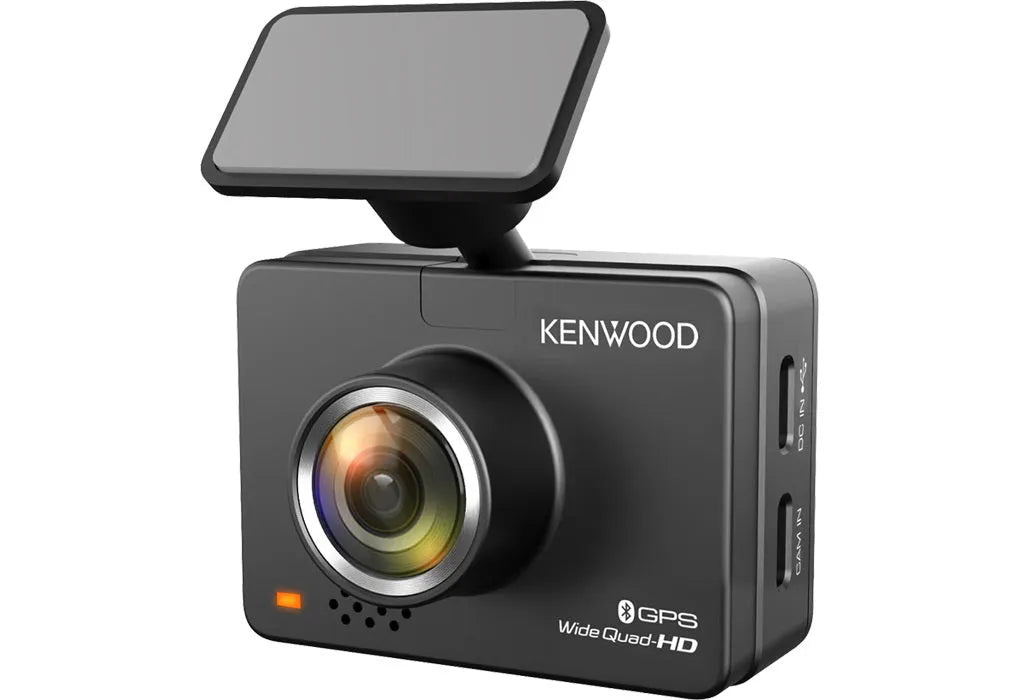 KENWOOD, DRV-A510W, vaizdo registratorius - Šoninė panelė su jungtimis ir ekranėliu