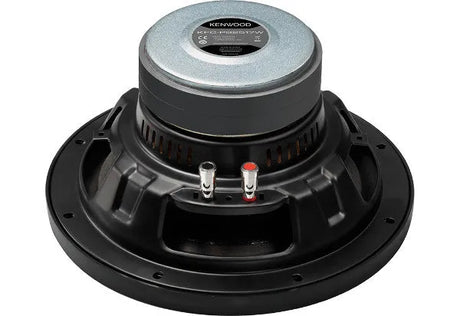KENWOOD, KFC-PS2517W, 10" / 25 cm, 1300W žemų dažnių garsiakalbis - Garsiakalbio jungtys ir etiketė