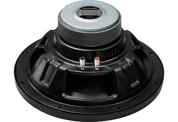 KENWOOD, KFC-PS3017W, 12" / 30 cm, 2000W žemų dažnių garsiakalbis - Garsiakalbio jungtys ir magnetas iš arti
