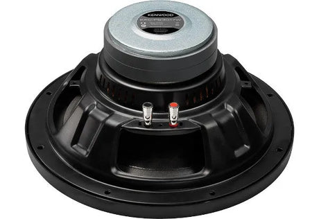 KENWOOD, KFC-PS3017W, 12" / 30 cm, 2000W žemų dažnių garsiakalbis - Garsiakalbio jungtys ir magnetas iš arti