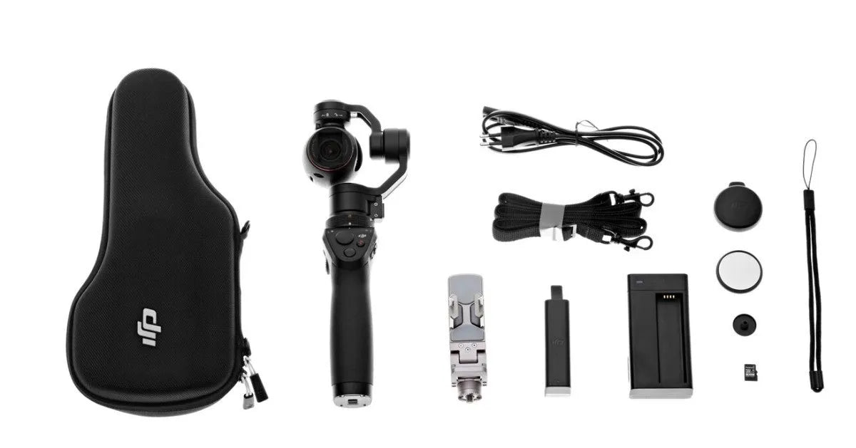 Kamera su elektroniniu stabilizatoriumi DJI Osmo 4K, Dovana +2 baterijos, +16GB atminties kortelė
