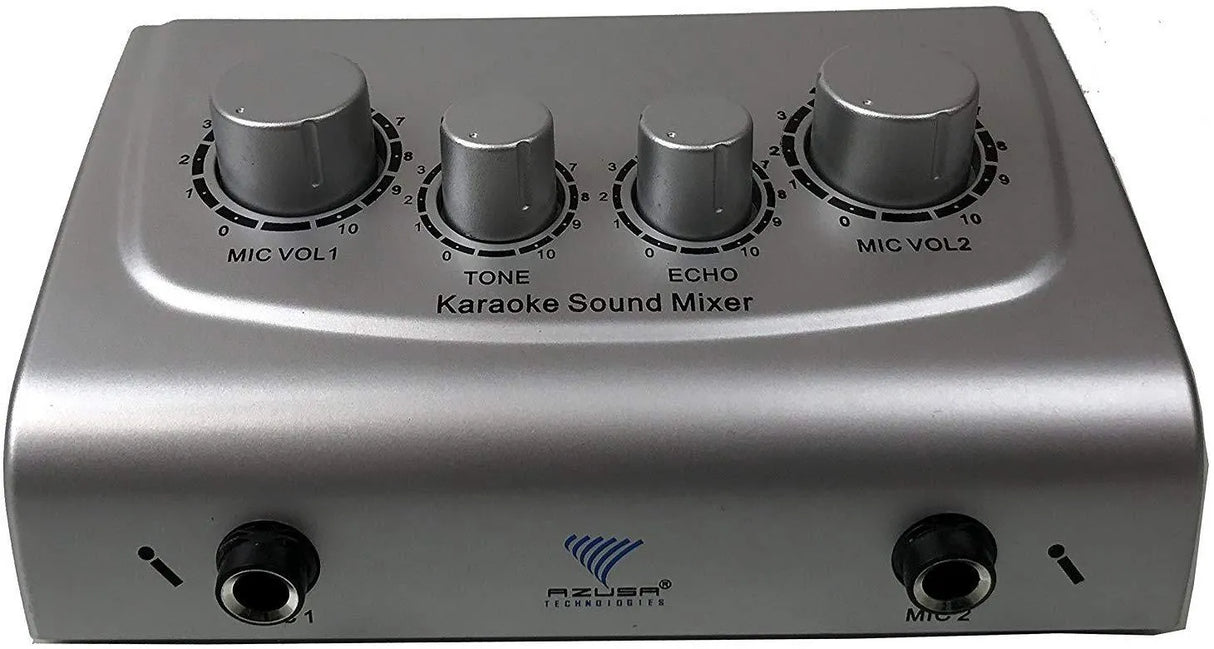 Karaoke pultas su dinaminiais mikrofonais Azusa MIK0115