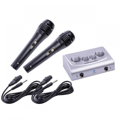 Karaoke pultas su dinaminiais mikrofonais Azusa MIK0115