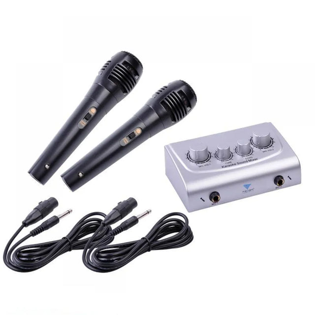 Karaoke pultas su dinaminiais mikrofonais Azusa MIK0115