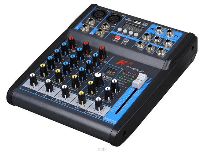 Karsect KT-04UP Mikšerinis Pultas su Bluetooth, USB, MP3 grotuvu