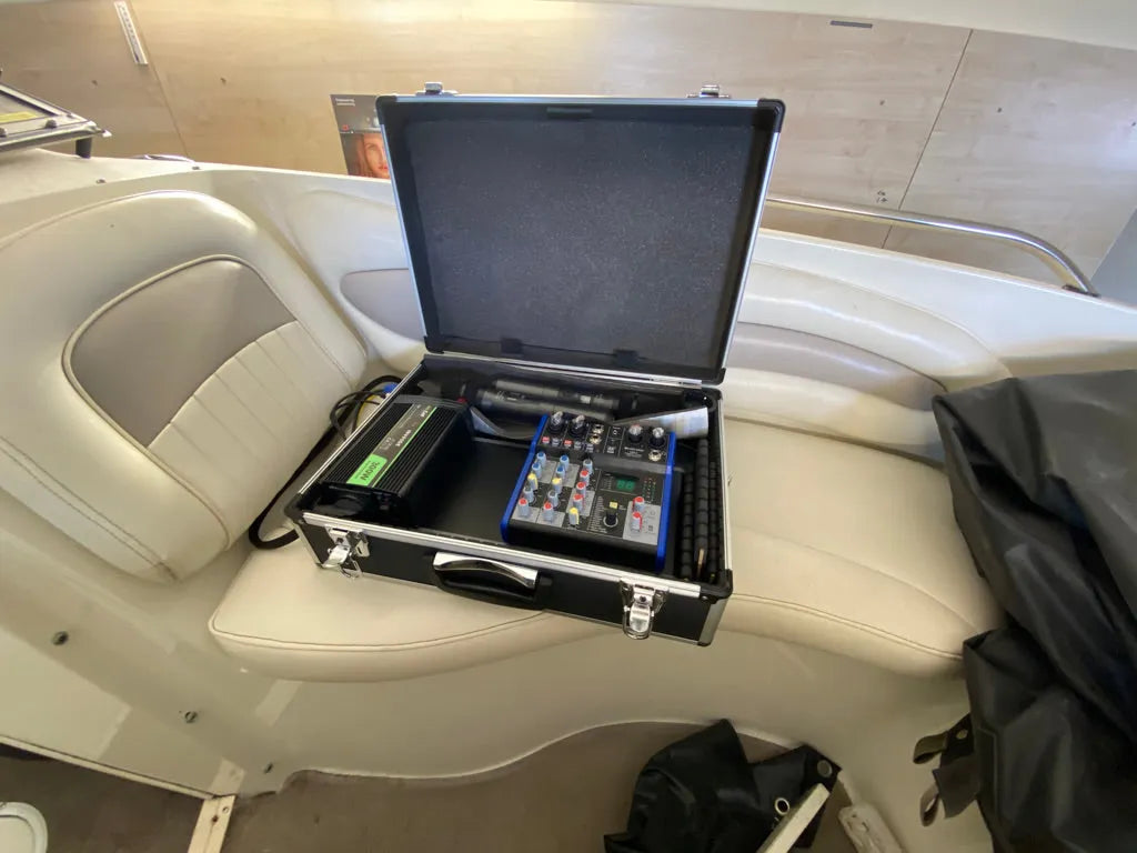 Kateris Stingray garso aparatūra