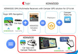 Kenwood, DMX-5020DABCAMPER 2-DIN multimedija, Bluetooth, USB, Kem - multimedijos ekranas su navigacija ir kemperio funkcijomis