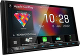 Kenwood, DMX-8021DABS 2-DIN WIFI multimedija, Bluetooth, USB - Didelis lietimui jautrus ekranas su valdikliais