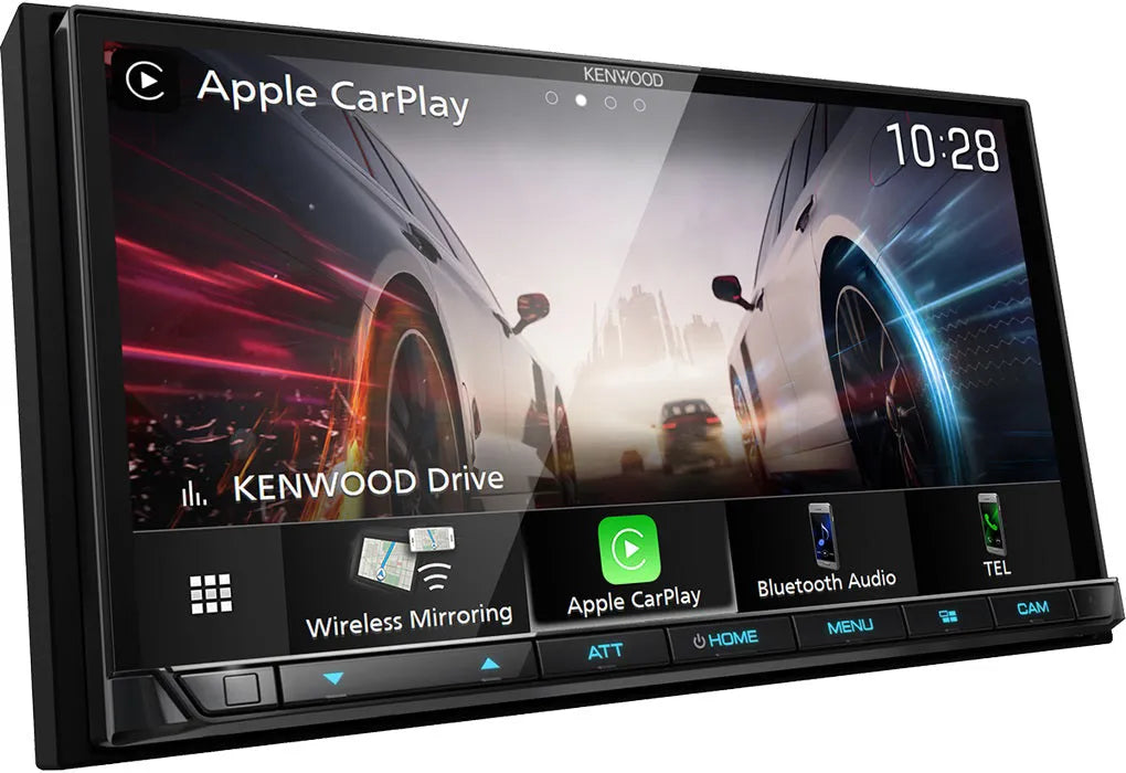 Kenwood, DMX-8021DABS 2-DIN WIFI multimedija, Bluetooth, USB - ekranas su Apple CarPlay ir kitomis funkcijomis