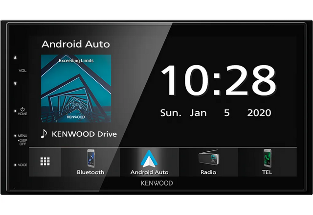 Kenwood DMX5020BTS, 6.8" multimedija su laidiniu Carplay ir Android Auto