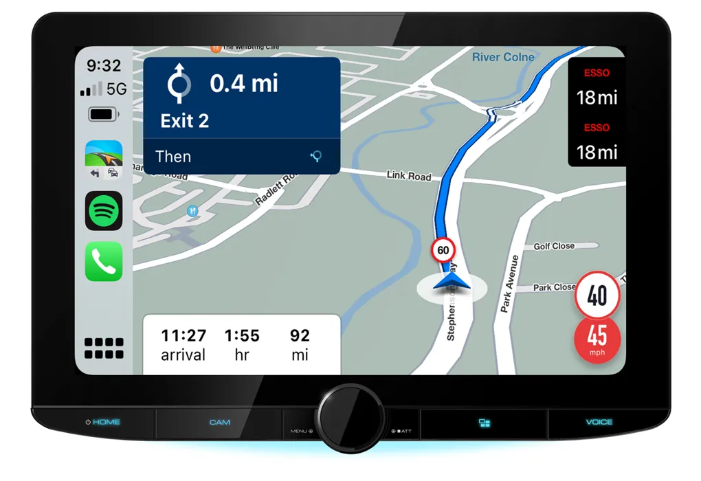 Kenwood DMX9724XDS, 10.1" multimedija su CarPlay, Android Auto ir DAB+
