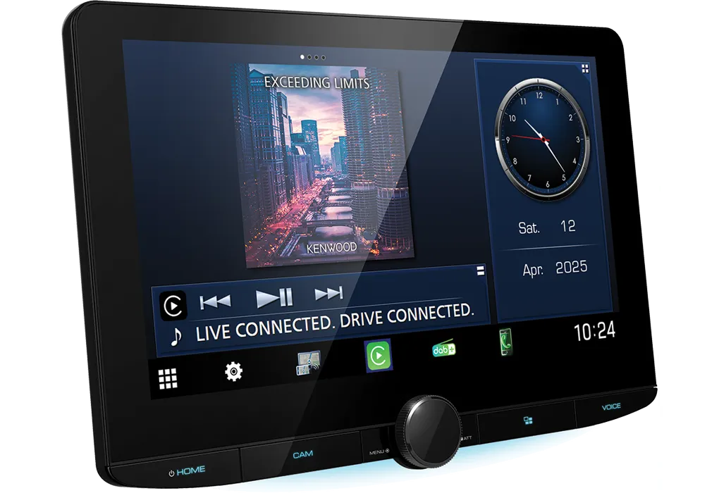 Kenwood DMX9724XDS, 10.1" multimedija su CarPlay, Android Auto ir DAB+
