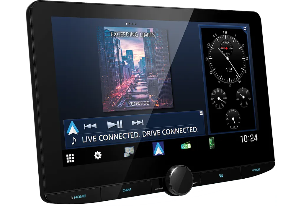 Kenwood DMX9724XDS, 10.1" multimedija su CarPlay, Android Auto ir DAB+