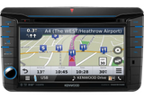 Kenwood DNX518VDABS, multimedija - navigacijos ekranas su kelio informacija