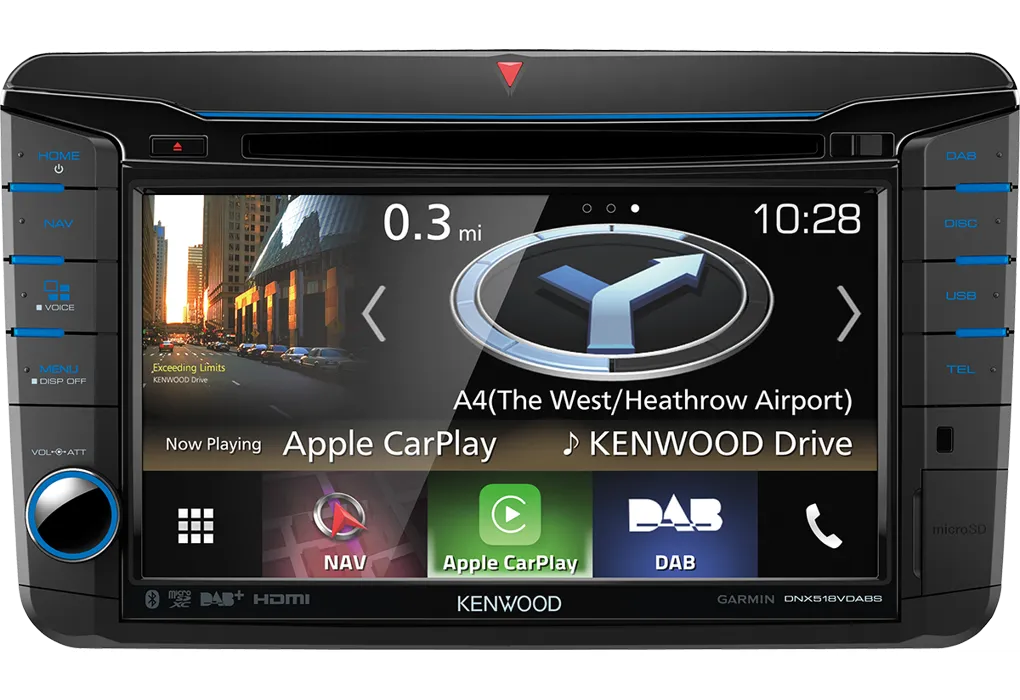 Kenwood DNX518VDABS, multimedija