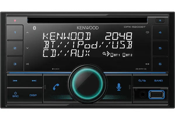Kenwood, DPX-5200BT 2-DIN USB/CD MP3 magnetola su AUX