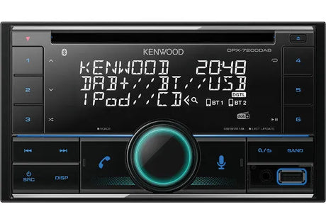 Kenwood DPX-7200DAB 2-DIN USB/CD MP3 magnetola su AUX
