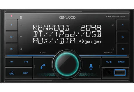 Kenwood DPX-M3200BT, 2-DIN USB MP3 magnetola su AUX
