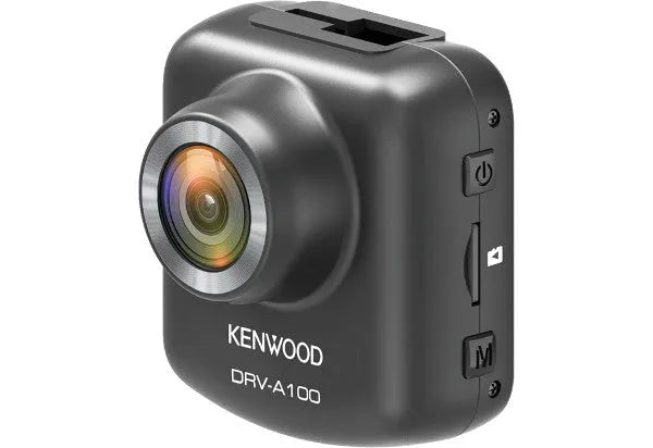 Kenwood DRV-A100, vaizdo registratorius - šoninis vaizdas su mygtukais ir lizdu