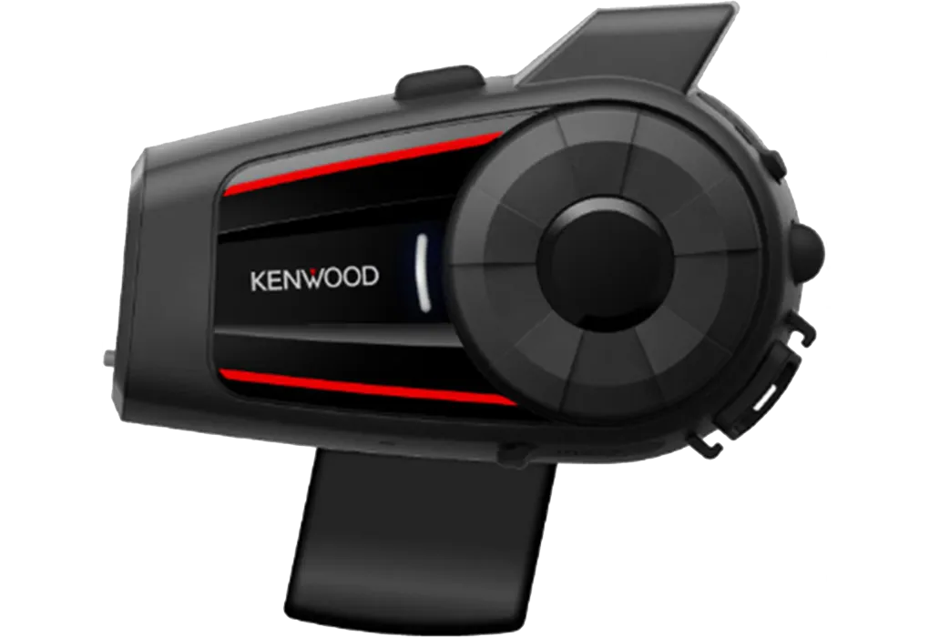 Kenwood KCA-HX7C, motociklams skirta Bluetooth komunikacijos ir įrašymo sistema ant šalmo
