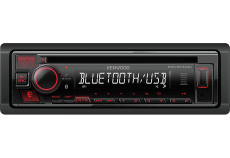 Kenwood, KDC-BT440U CD/USB MP3/WMA automagnetola su AUX įėjimu