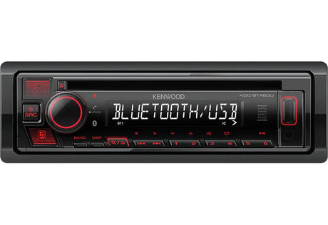Kenwood, KDC-BT460U CD/USB MP3/WMA automagnetola su AUX įėjimu