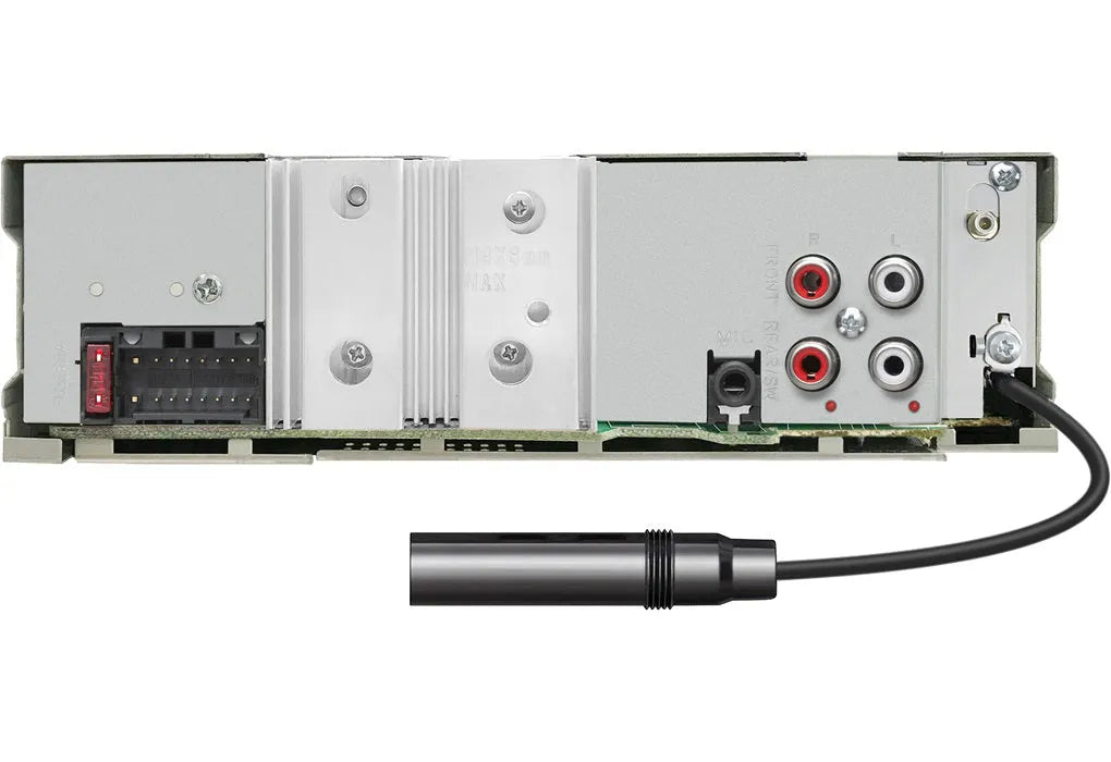Kenwood, KDC-BT760DAB CD/USB MP3/WMA automagnetola su AUX įėjimu - Galinė panelė su jungtimis ir mikrofonu