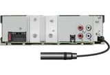 Kenwood, KDC-BT760DAB CD/USB MP3/WMA automagnetola su AUX įėjimu - Galinė panelė su jungtimis ir mikrofonu