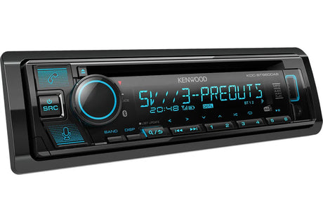 Kenwood, KDC-BT960DAB CD/USB MP3/WMA automagnetola su AUX įėjimu - Mėlynos spalvos apšvietimo mygtukai ir ekranas