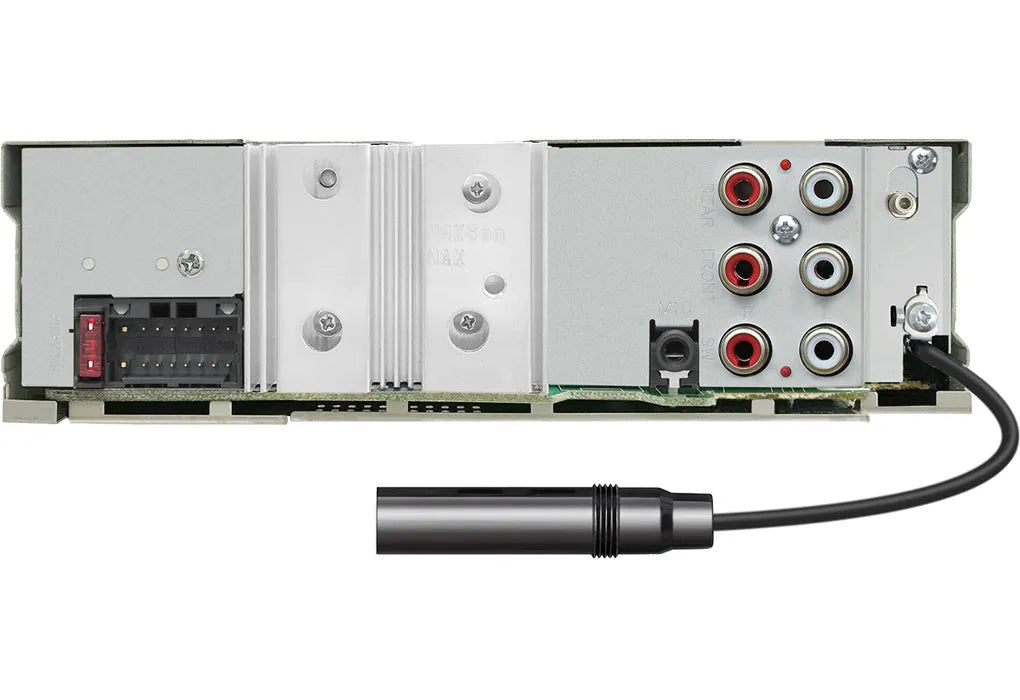 Kenwood, KDC-BT960DAB CD/USB MP3/WMA automagnetola su AUX įėjimu - Galinė panelė su jungtimis ir mikrofonu