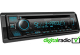 Kenwood, KDC-BT960DAB CD/USB MP3/WMA automagnetola su AUX įėjimu - mėlynos spalvos mygtukai ir apšvietimas